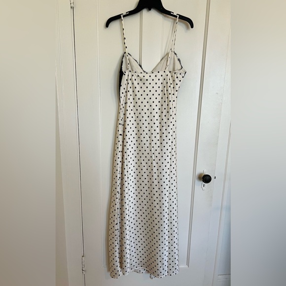 NWT Thirty Thirty Polka Dot Lace Maxi Dress - Picture 4 of 4